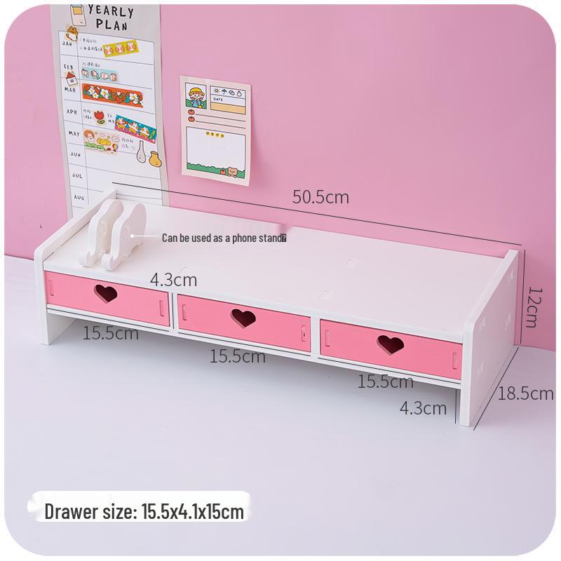 Подставка-органайзер для настольного монитора - Милый офисный аксессуар для компьютеров и ноутбуков