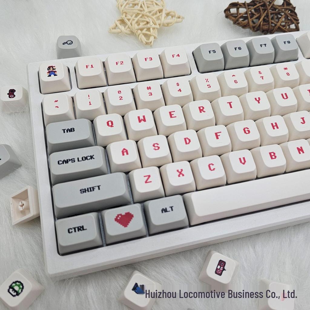 Киберспортивные Ретро Аркадные FC Колпачки для Клавиш (XDA PBT) для клавиатур IKBC Ningzhi (61/64/84/87/980/104)