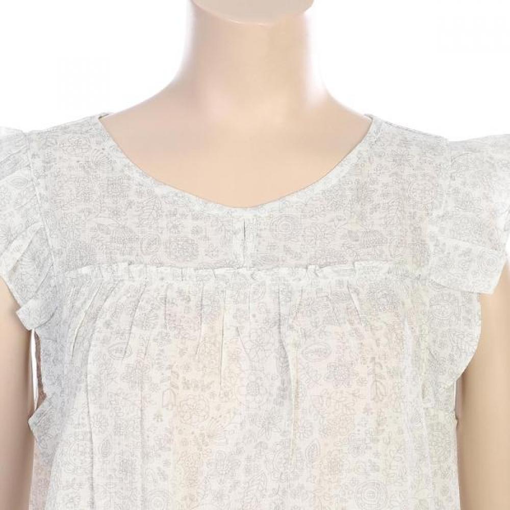 Barbara Women S Crepe Print SleeveleSS Homewear wp4629S