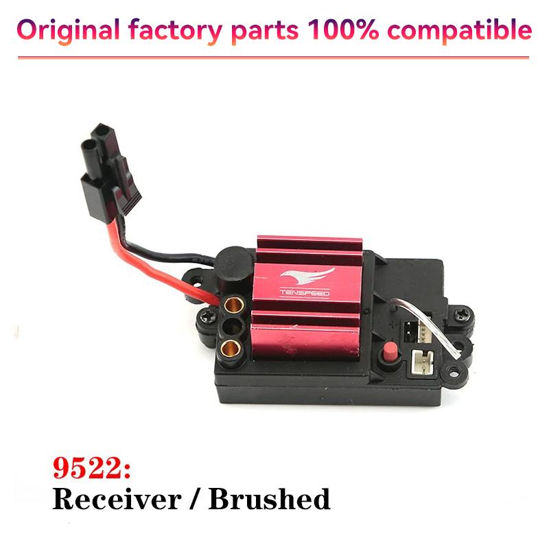 9522 50KM/H High-Speed RC Automobile Parts ESC Arm Turning Cup Drive Shaft Gear Differential Gearbox Steering Tie Rod Tire Motor