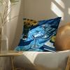 seller cocktail glass print Pillow Case Silky elegant Comfort Sofa Bed Invisible zipper