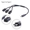 Эффективный Type C на 3 Type C Female Адаптер для Быстрой Зарядки 5V3A с Поддержкой Подключения 3 Устройств