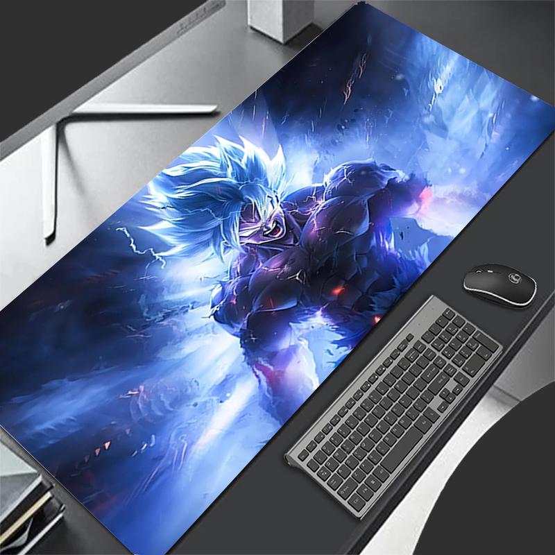 Gaming Mousepad Dragon BallZ DBZ Big Computer Gamer Mouse pad Natural Rubber with Locking Edge Gaming Mouse Mat XXL Mouse Pads