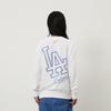 New MLB Los Angeles Dodgers Basic Collection 24FW American Sweatshirt Unisex Ecru 3AMTB9744-07WHS