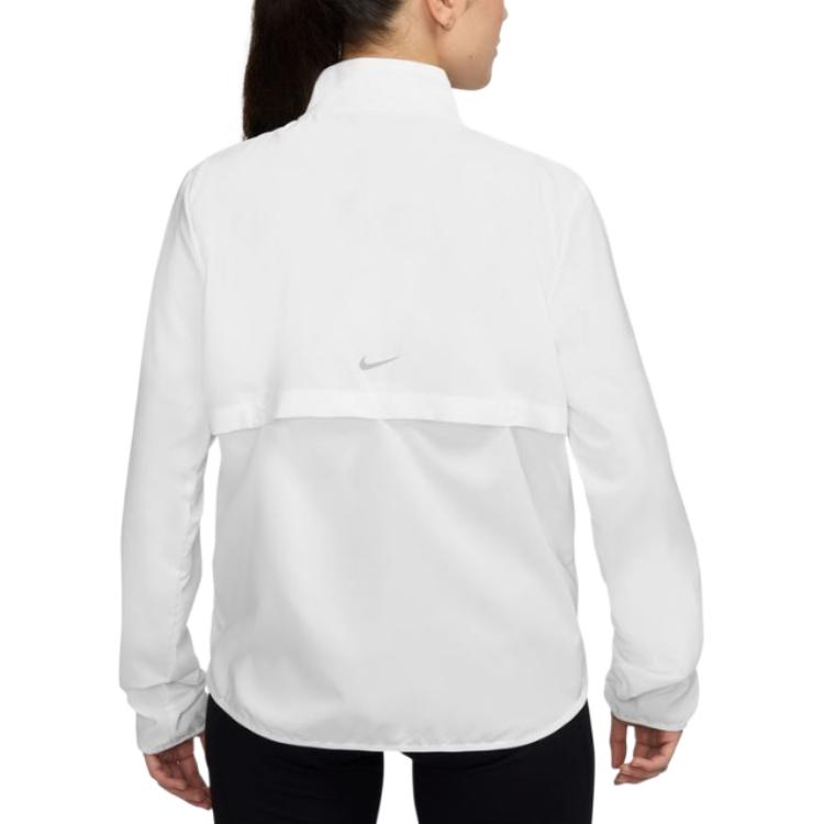 Nike Осенне-Зимняя Коллекция 24 Удобная Универсальная Куртка на Молнии с Длинным Рукавом Женские Куртки Белая HJ2229-100