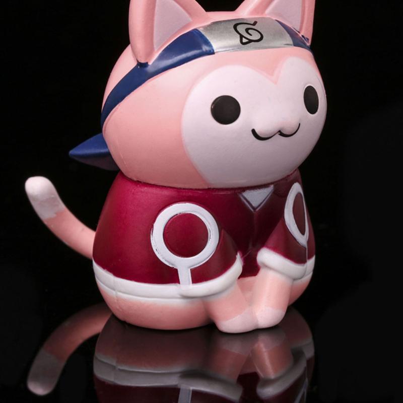 8 шт./компл., фигурки аниме Наруто, каваи, игрушки, мини Q версия, кукла, модель, фигурка, мультяшный детский подарок, игрушечный костюм