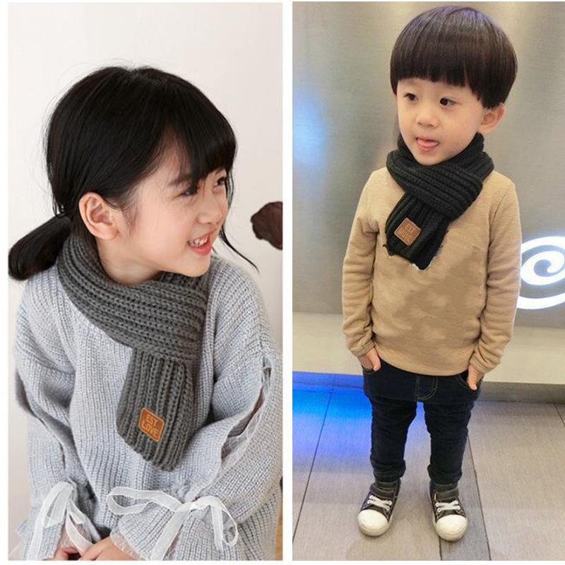 Baby Kids Warmer Scarf Knitted Woolen Scarves Head Neck Wrap Scarves