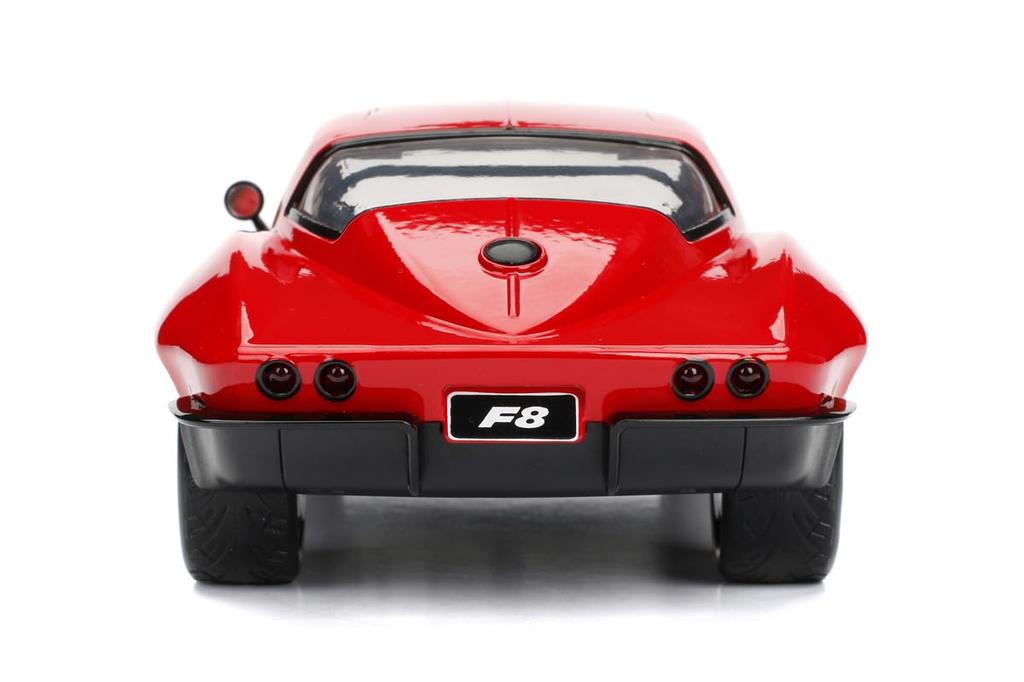 Jada Toys Серия Форсаж Chevrolet Corvette Красный Готовая Модель & 1/24 F&F8 (Летти)