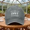 pc Vintage Printed Washed Baseball Cap Legendary  MenS Casual HipHop Sports Hat Outdoor Stylish Hat