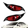 Car Eye Sticker, Scary Eyes Reflective Decal Mirror Cover,Scary Eyes Reflective Car Sticker Cover