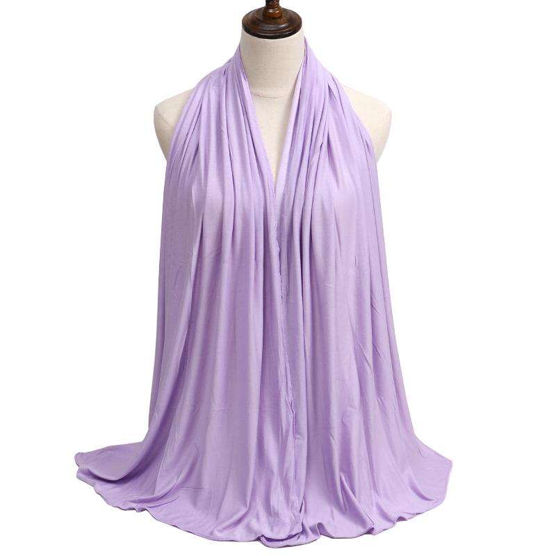 Ramadan Solid Color Muslim Hijab Thin Breathable Soft Cozy Scarf Elegant Style Windproof Sunscreen Shawl Headscarf