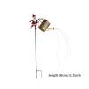Solar Santa Watering Can Light Garden Decor Lights Hanging Lantern