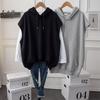 Plus Size Hoodies for Women 4XL Sweatshirt Sleeveless Vest Clothing Ladies Tops Loose Casual
