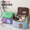 Girl Department House Cosmetic Bag Partition Waterproof Wash Bag Dopamine Travel Storage Bag Large Capacity Cabin Bag