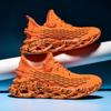 Мужские летние дышащие амортизирующие кроссовки Coconut Shoes с мягкой подошвой, легкие, больших размеров, спортивная обувь из плетеной сетки