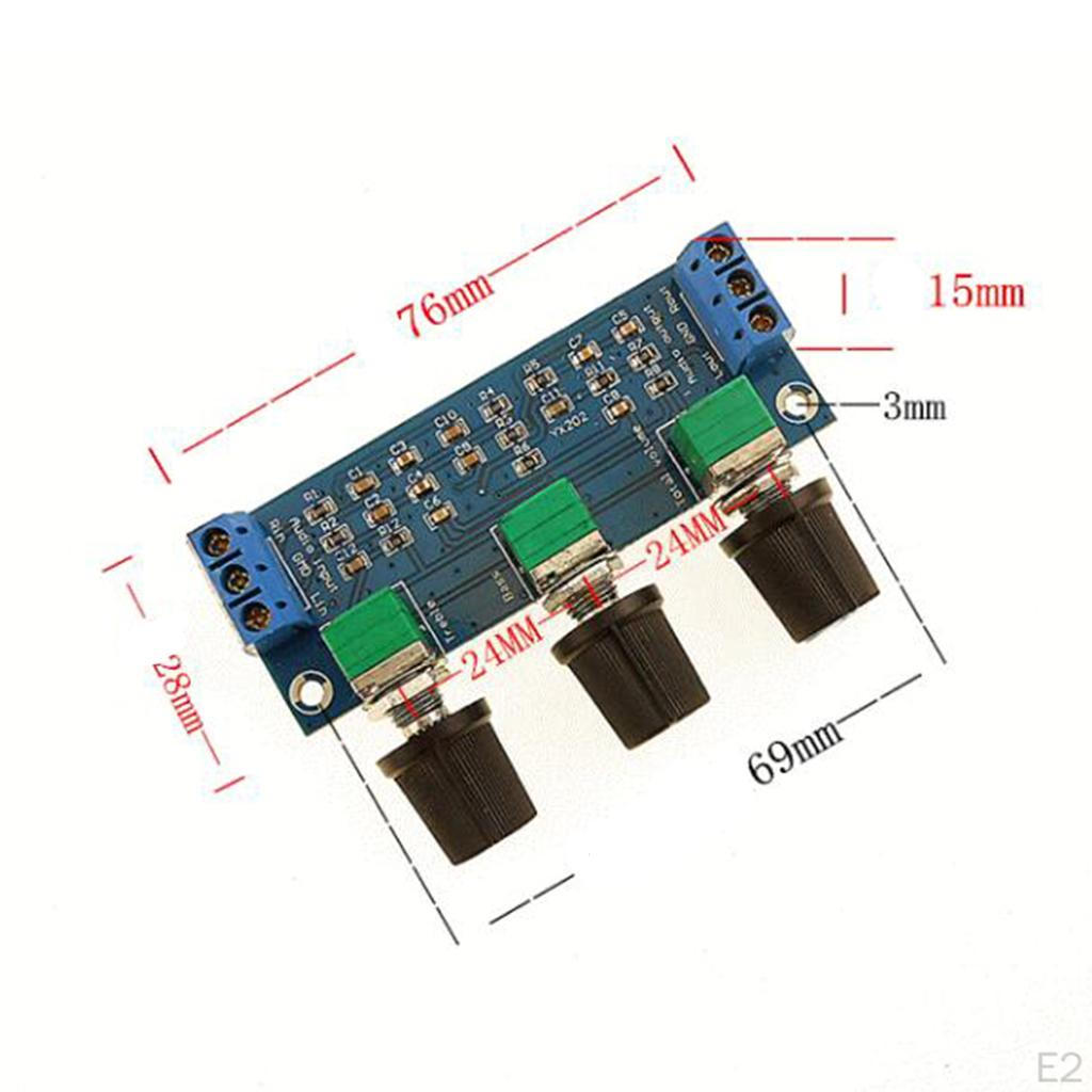 Аудиоусилитель, пассивный пластинчатый модуль регулировки громкости, 2-канальный YX202
