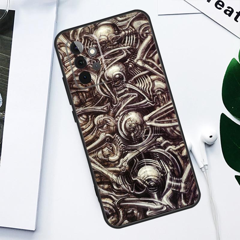 Hr Giger Li II Case For Samsung Galaxy A34 A54 A14 A13 A23 A33 A53 A12 A22 A32 A52 A51 A71 Phone Cover