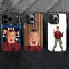 Funny TV Home Alone Phone Case For iPhone 17,16,15,14,13,12,11 Plus,Pro Max,XS,Colored silver phone case