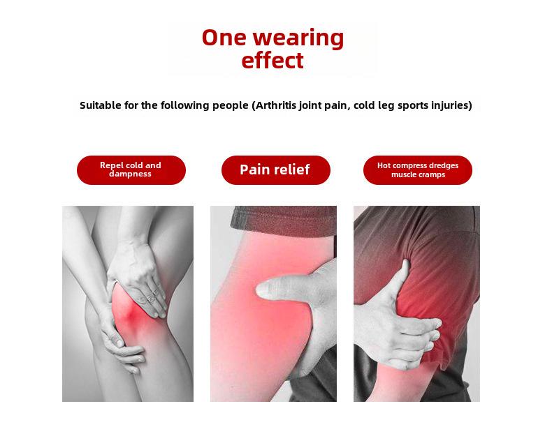 Rechargeable Self-Heating Knee Massager for Joint Pain Relief – Warm Protection for Elderly Men and Women