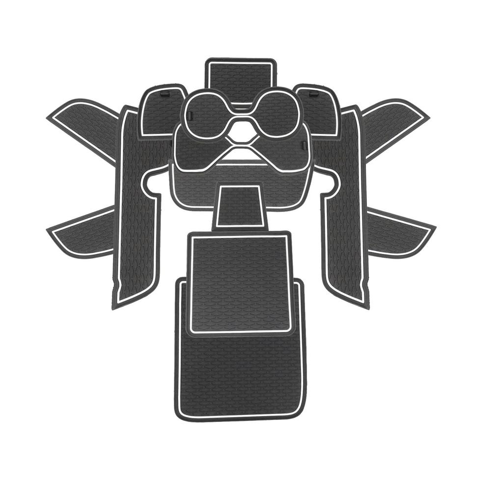 Honda New Vezel RV Series Эксклюзивный коврик в дверной карман Внутренний резиновый коврик Vezel RV Коврик на консоль Коврик в отсек для хранения Дизайн Детали интерьера Автоаксессуары