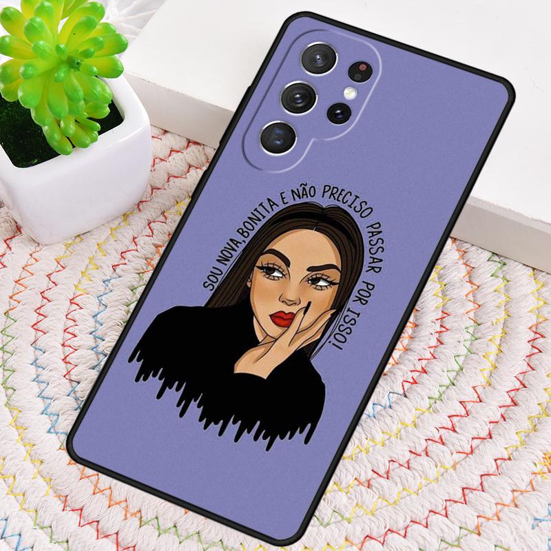 Крутой чехол для телефона в стиле плохой девчонки для Samsung Galaxy note 10 pro S26 Ultra S23 S24 FE S25 S21 S22 PLUS ударопрочный чехол