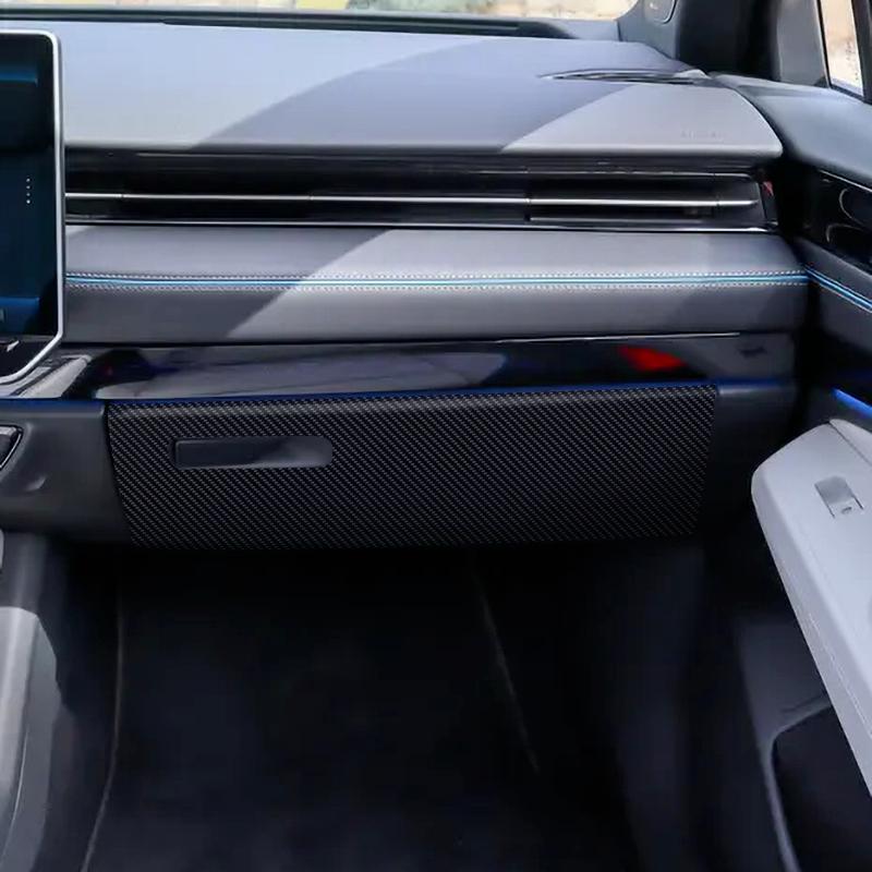 Для Volkswagen ID.7 2026 - 2026 Накладка на дверь автомобиля от пинков Наклейка для защиты бардачка Внутренняя пленка из углеродного волокна устойчивая к царапинам