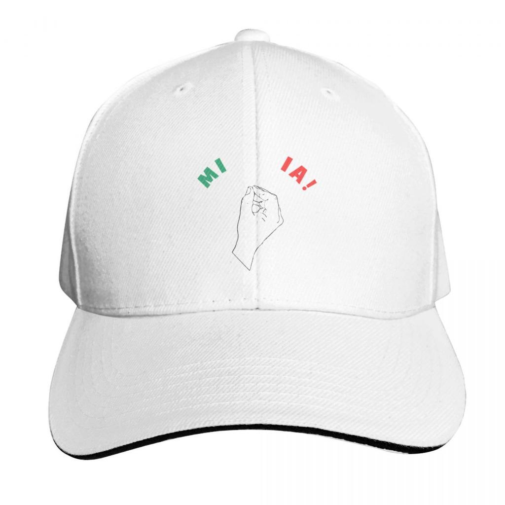 Minchia With Hand Gesture Funny Italian Slang Baseball Cap dad hat Golf Wear New In Hat cute Hats Women Unisexs