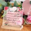 Waterproof Mother's Day Desktop Sign Romantic Love Flowers Ornament Mom Tabletop Sign  Studio Desk