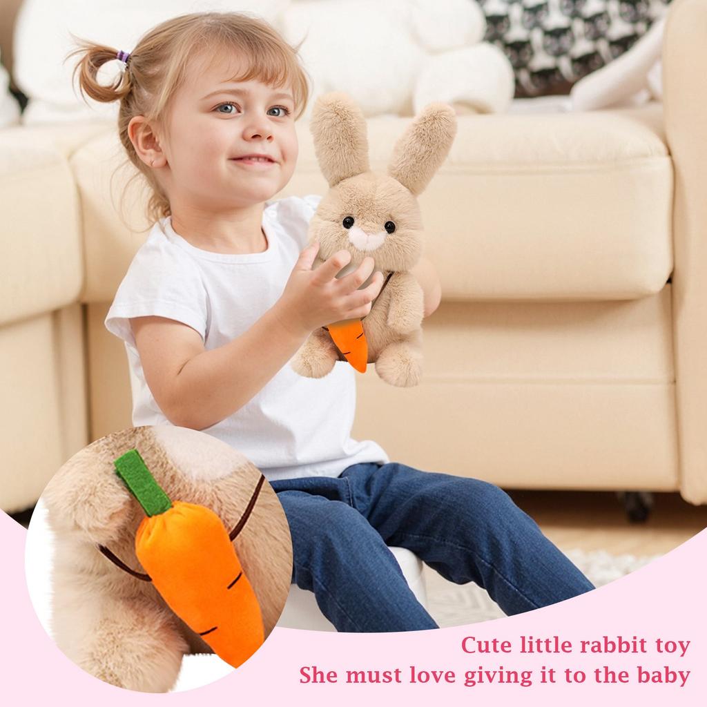 Мягкая игрушка-морковка Cuddle Baby, милая кукла-симуляция