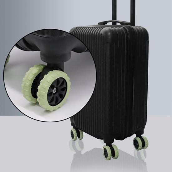 8 Pcs Luggage Caster Cover Thick Reduce Noise Caster Protection Prevent Scratches Non-slip Suitcase Wheel Covers Wear-Resistant Waterproof Wheel