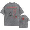 Аниме Футболка Hunter x Hunter Винтажная стирка Призрачная труппа Футболки Оверсайз Уличная одежда Манга Хролло Люцифер Топы