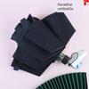 Paradise Umbrella Folding Umbrella for Men and Women, Student Double Reinforced Large Umbrella, Windproof Sun and Rain Umbrella, Solid Color Business