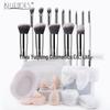 33-Piece Soft Makeup Brush & Beauty Sponge Set - Includes Eyeshadow & Foundation Brushes