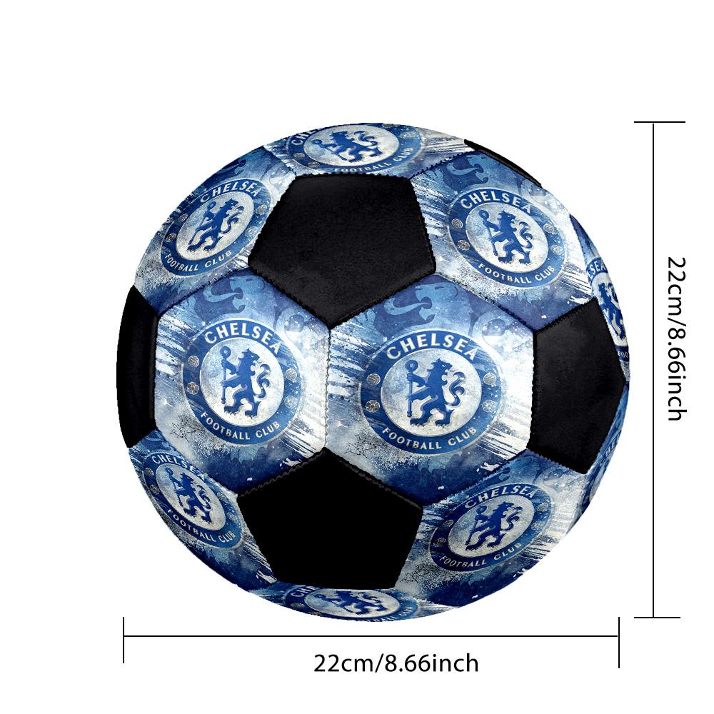 Футбольный мяч для зала Chelsea FC Цветной Для всех возрастов Размер 5 Машинная строчка ПВХ Готов к соревнованиям Прочный Высокий отскок