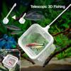 Fishing Landing Net  Aquarium 3D Square Fishing Net Rustproof Corrosion Fishing Net Fish Shrimp Tank Aquarium Accessories