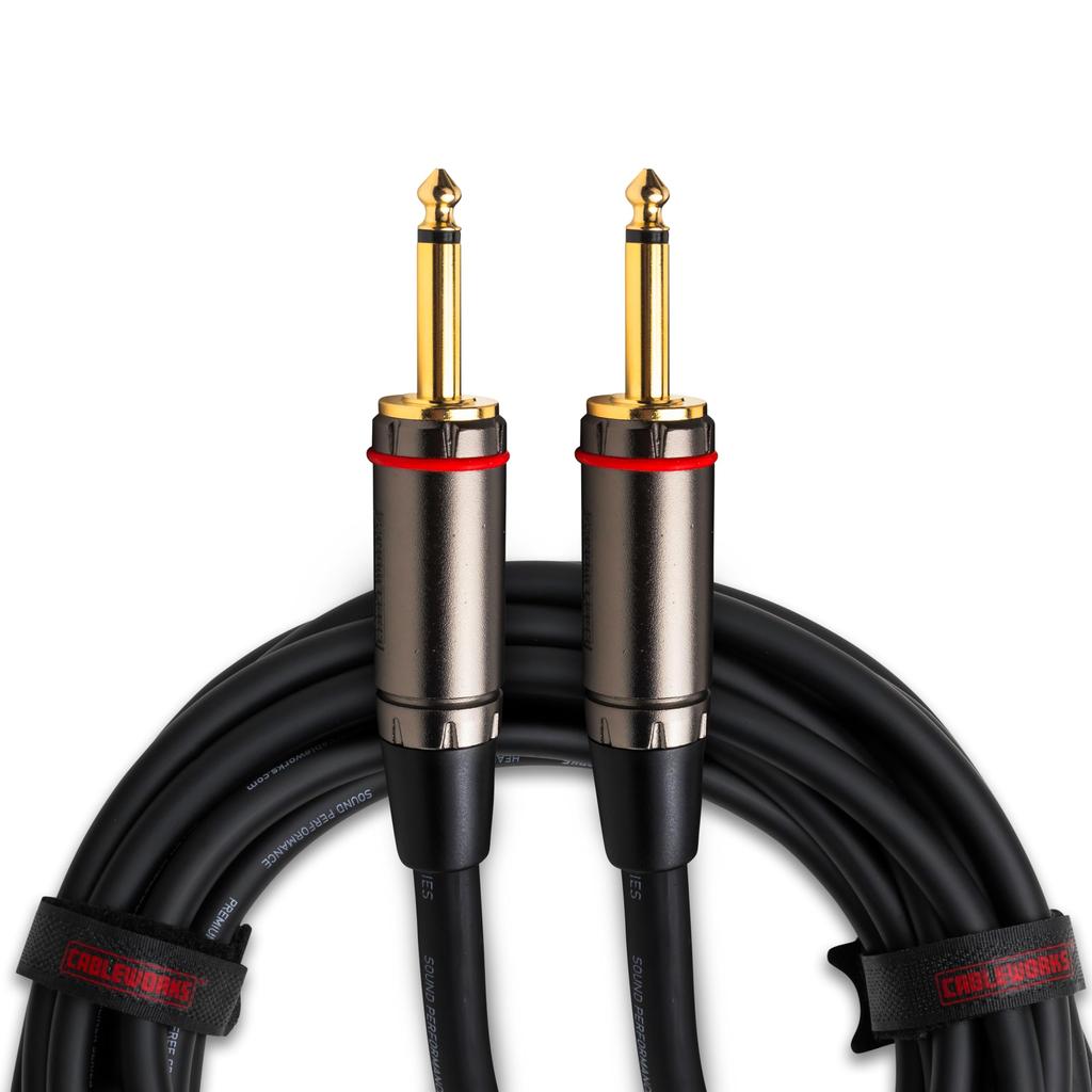 Cableworks by Gator Cases Cableworks Speaker Cable Headliner Series (10ft TS-Phone/TS-Phone) GCWH-SPK-10 []