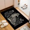 Mysterious Fox Door Mat Dark Art Ethnic Style Printed Carpet Kitchen Living Room Bedroom Decoration Door Mat