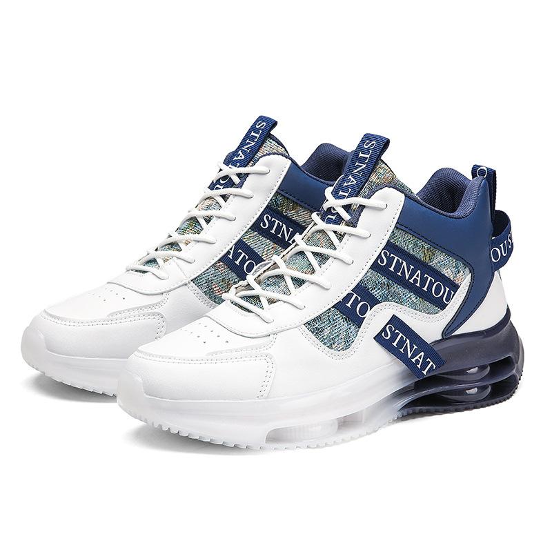 High top autumn and winter new sports running shoes youth height increase sports