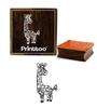 Printtoo Square Giraffe Pattern Wooden Rubber Stamp Scrap-booking Craft Stamps-2 X 2
