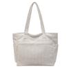 Lightweight Large Capacity Commuter Tote Bag Solid Color Shoulder Bag