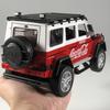 1:24 Benz G550 Coca Cola Off Road SUV Alloy Metal Diecast Model Car Desktop Display Collectible Ornament Holiday Present For Boy