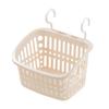 Hanging Shower Caddy Sturdy Plastic Draining Holes Space Saving Simple Hanging Laundry Basket for