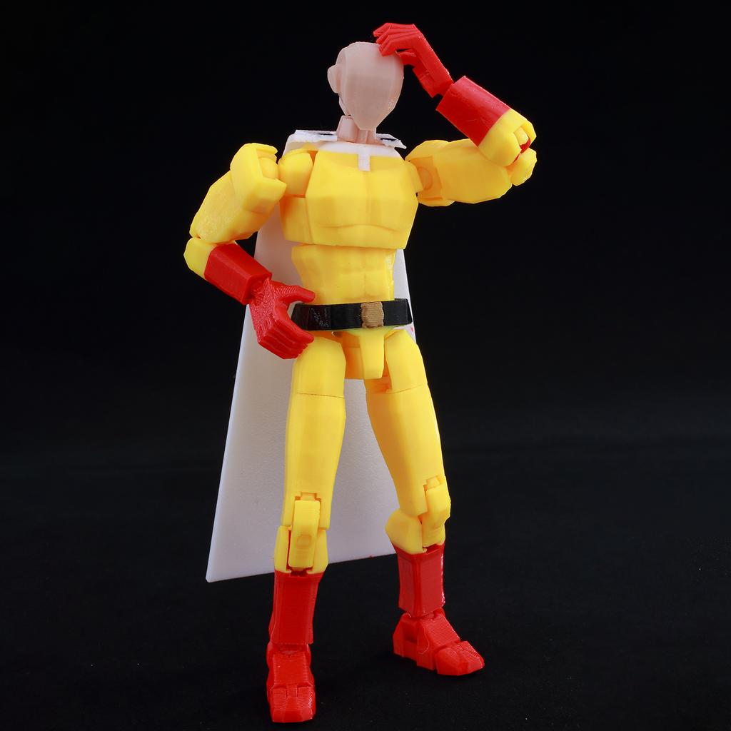 Titan13 One Punch Man Figure - Anime Multi-Jointed Poseable Saitama Dummy13 Action Model Decompression Toys For Adults Kids