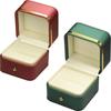 Элегантный кейс для хранения колец из ПУ кожи, коробки для демонстрации колец, модная квадратная коробка для колец, свадьба