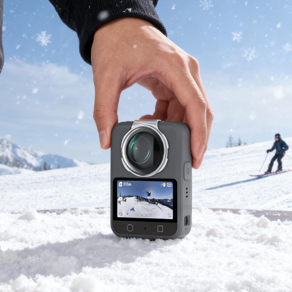 Для DJI OSMO 360 Защитное стекло для объектива Панорамная камера Защитное Закаленное стекло Высокая четкость Износостойкое Оптическое УФ-фильтр Объектив
