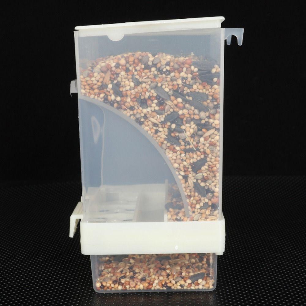 Подвесной контейнер для корма для домашних птиц Пластиковая подвесная кормушка для клетки попугая Для волнистых попугайчиков и попугаев-пионов