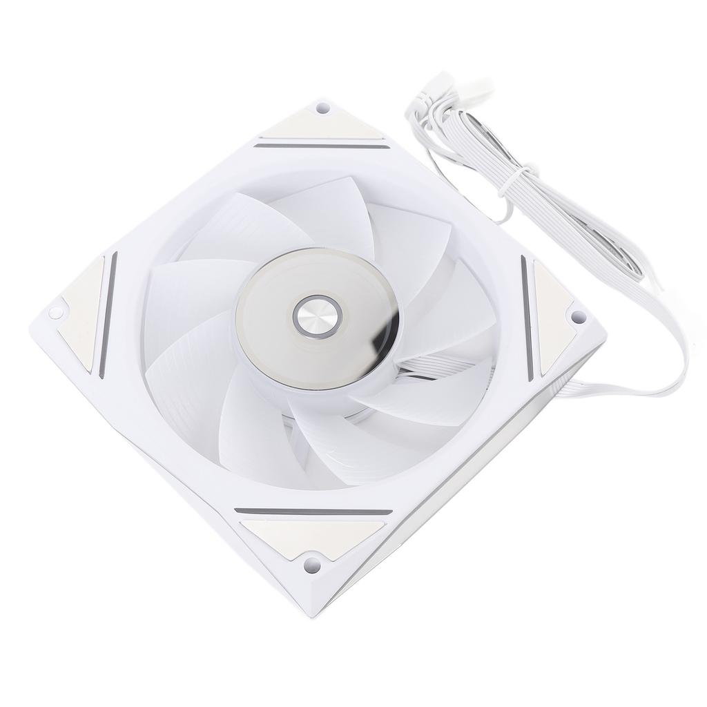 Вентилятор для корпуса ПК Reverse Blade 120 мм 4 Pin PWM 5 В 3 Pin ARGB 800 до 1800 об/мин CPU Cooler для обновления Белый