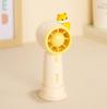 Cartoon Mini Portable USB Rechargeable Handheld & Desktop Silent Fan