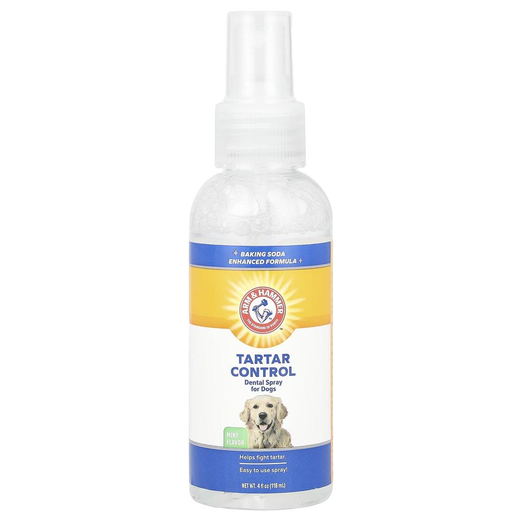 Arm & Hammer Tartar Control, Dog Dental Spray, Mint, 118 Ml (4 Fl Oz)