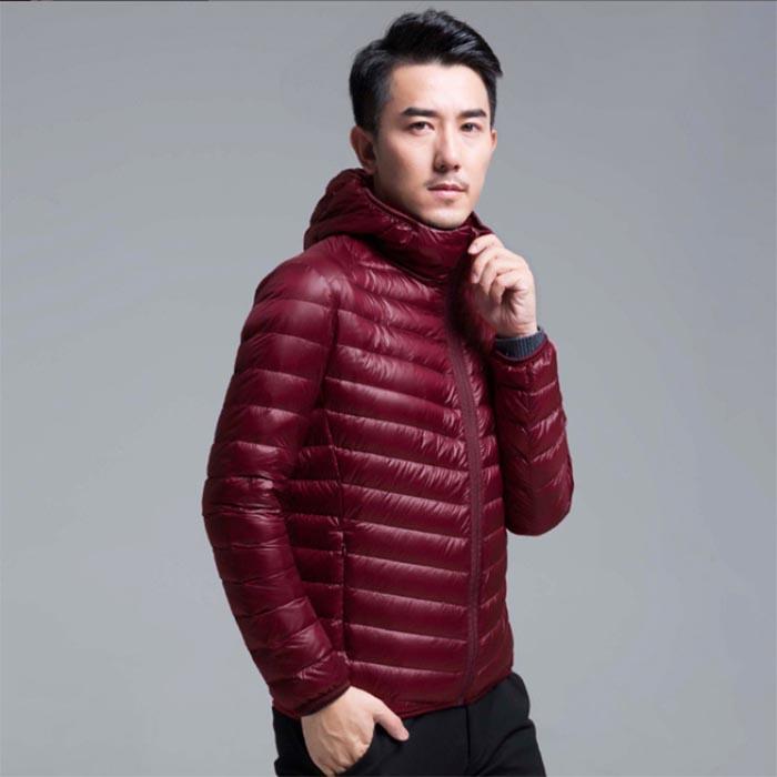 Winter Men's Down Jacket Hooded Plus Size Jacket Fashion Warm Top